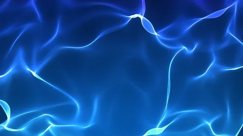 Blue wavy concept for digital audio and technology landscape with black backg Stock Footage 121066795