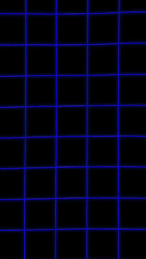 Blue wavy grid on a black background Stock Footage 292779285