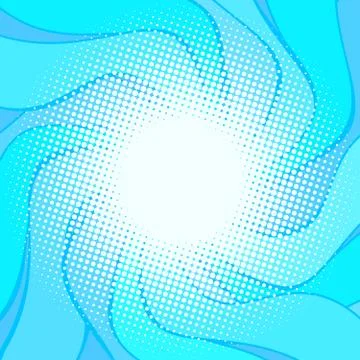 Blue wavy halfton background 库存插图