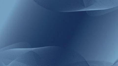 Blue Wavy Line Abstract Background for Corporate Design Stock Illustration