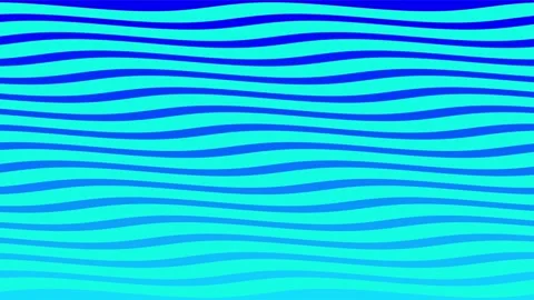 Blue Wavy Line Abstract Loop Stock Footage 308982395