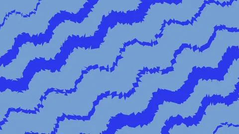 Blue wavy lines abstract pattern background Illustrazione stock