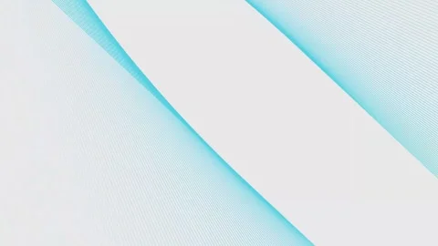 Blue Wavy Lines Loop Animation with Gray Background Stock Footage 343099590
