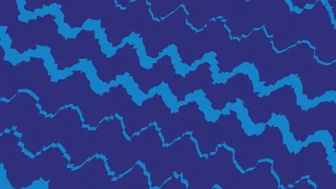 Blue wavy lines pattern on dark background 스톡 일러스트