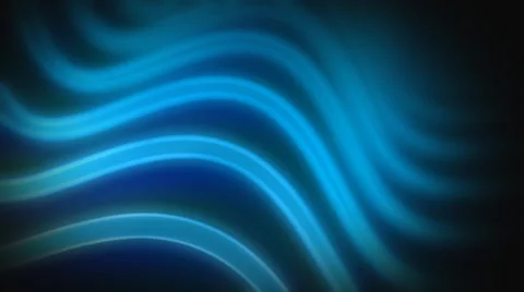 Blue, wavy neon tubes background. Shallow focus. Looping. Clip 1. Stock Footage 44561210