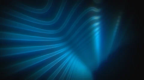 Blue, wavy neon tubes background. Shallow focus. Looping. Clip 3. Stock Footage 44561215