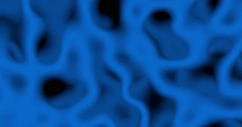 Blue wavy  organic form Stock Footage 196133036