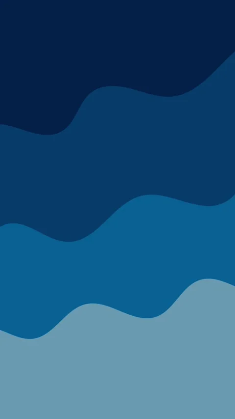 Blue Wavy Paper Cutout Animated Background Stock Footage 330662805