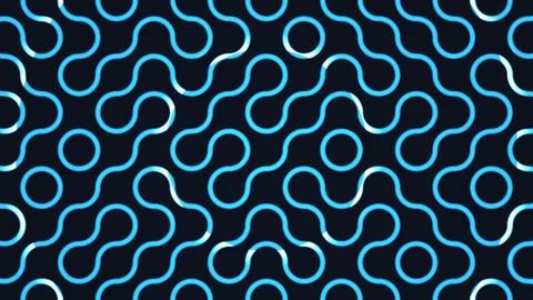 Blue wavy pattern on dark background Stock Illustration