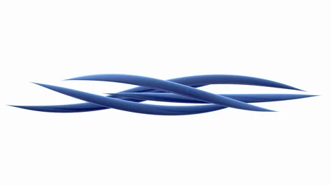 Blue wavy pattern.3 in 1,Alpha matte Stock Footage 46565996