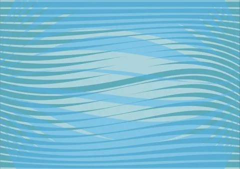 Blue wavy patterns background, leaflet, flyer, bill background, abstract Stock Illustration