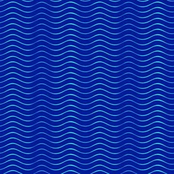 Blue wavy seamless vector pattern background 스톡 일러스트