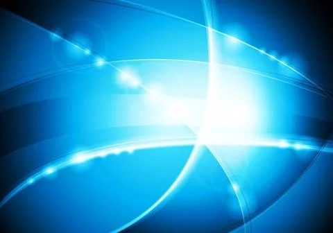 Blue wavy shine background. Vector design eps 10 Blue wavy shine backgroun... 写真素材