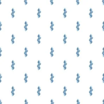 Blue wavy spiral lines creating seamless pattern 스톡 일러스트
