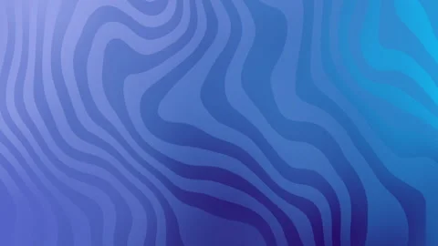 Blue wavy striped pattern abstract graphic design gradient artwork background Video stock 335606336