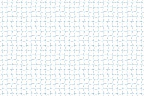 Blue wavy thin line digital grid represents a data network or neural mesh o.. Stock-Illustration