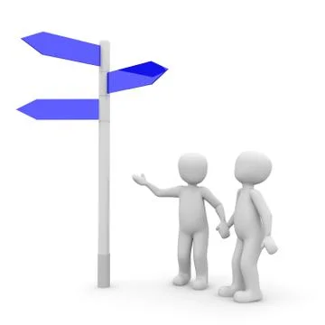 Blue ways Stock Illustration