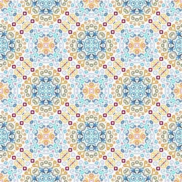 Blue Weave Pattern Emblem Design Stock Illustration