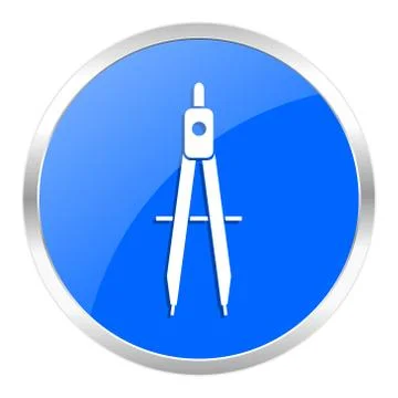 Blue web icon isolated Stock Illustration