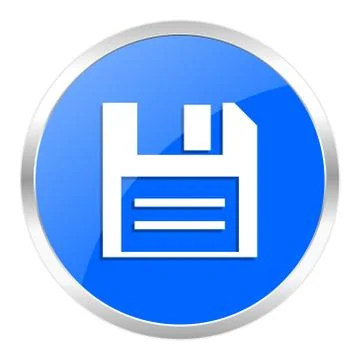 Blue web icon isolated Illustrazione stock