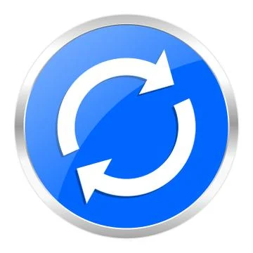 Blue web icon isolated Stock Illustration