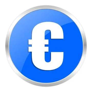 Blue web icon isolated Stock Illustration