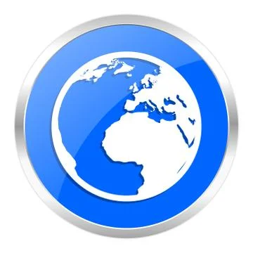 Blue web icon isolated イラスト素材