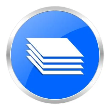 Blue web icon isolated Stock Illustration