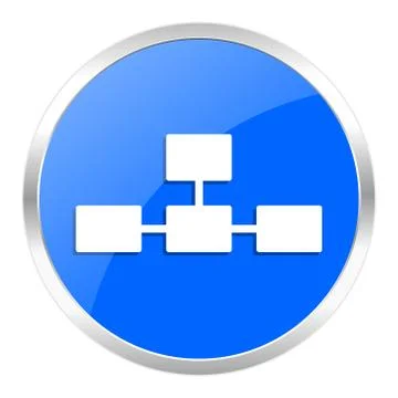 Blue web icon isolated Stock Illustration