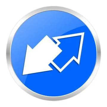 Blue web icon isolated Stock Illustration