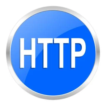 Blue web icon isolated Illustrazione stock