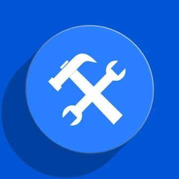 Blue web pushbutton Stock Illustration