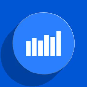 Blue web pushbutton Stock Illustration