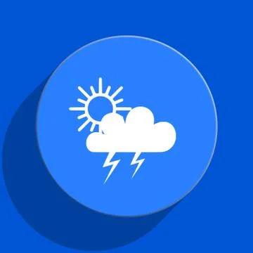 Blue web pushbutton Stock Illustration