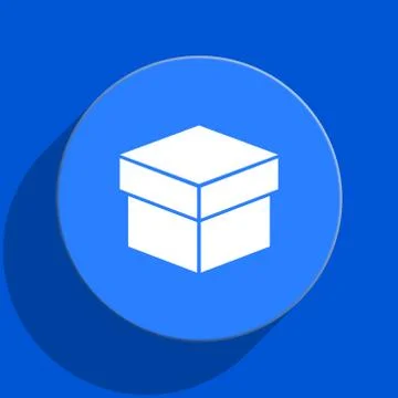 Blue web pushbutton Stock Illustration