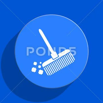 Blue web pushbutton Stockillustratie