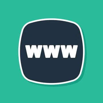 Blue Website template icon isolated on green background. Internet communication イラスト素材
