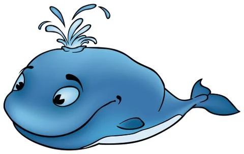 Blue Whale Stock Illustration