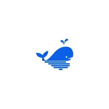 Blue whale Stock Illustration