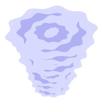 Blue whirlwind rotating and creating a vortex Stock Illustration