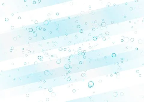Blue white abstract geometric background with rings and stripes Stock Illustration