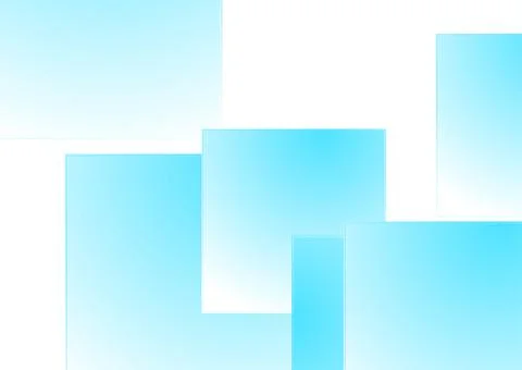 Blue white abstract minimal background with squares Illustrazione stock