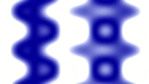 Blue White Abstract Wavy Pattern With Soft Repeating Geometric Shapes Stock Footage 343635440