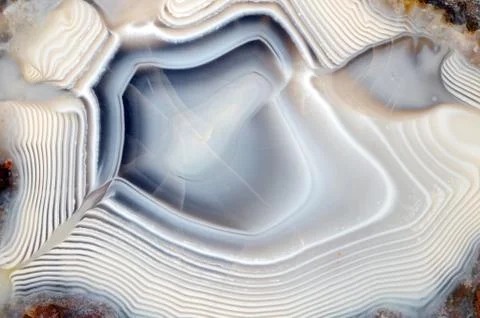 Blue white agate as fullframe background Stock Photos