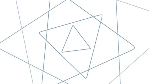 Blue white background animation. simple triangles. geometric pattern Stock Footage 274872586
