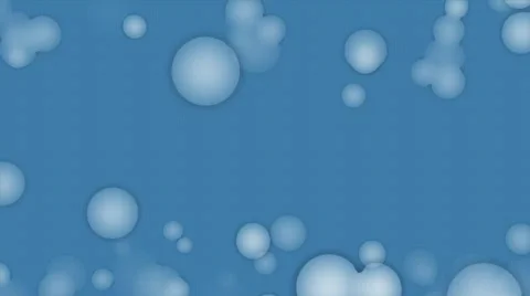 Blue White Ball Bubble Background Stock Footage 650383