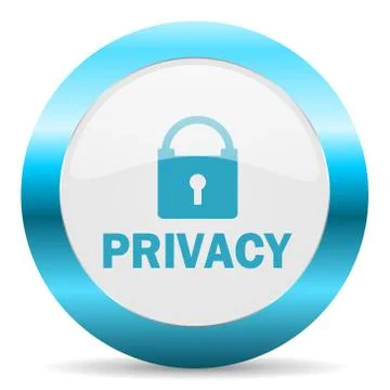 Blue white circle web glossy icon Stock Illustration