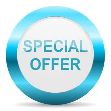 Blue white circle web glossy icon Stock Illustration