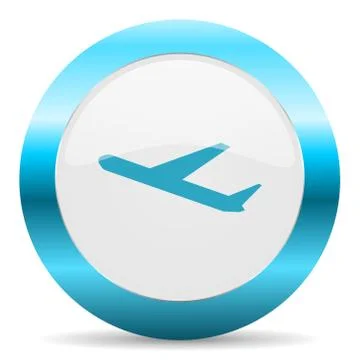 Blue white circle web glossy icon Ilustración de archivo