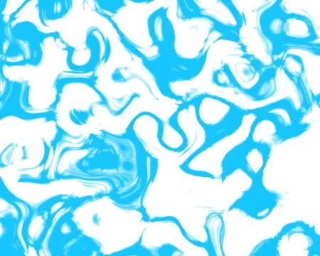 Blue White Fluid Marble Abstract Background Illustrazione stock